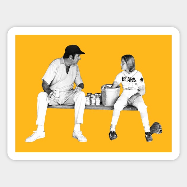 Buttermaker Bad News Bears Design Sticker by Bleeding Yankee Blue